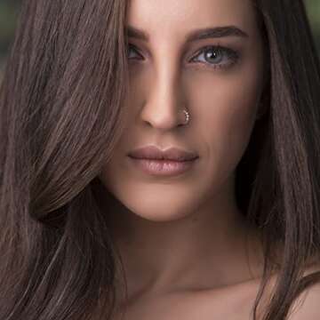 Gold Beaded Nose Ring - Dainty 8mm Hoop 24 Gauge Gold Beads Piercing – Snug 14K Gold Filled Nose Piercings – Body Jewelry Piercing Hoops – Gift Ready Purchase