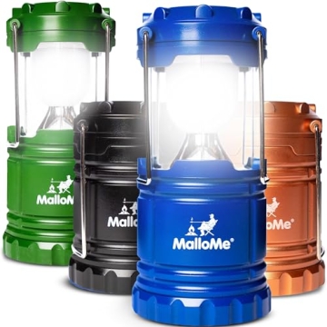 MalloMe 360 Degree Portable Camping Lantern - Durable LED Lights for Power Outages and Camping