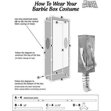 Barbie & Ken Box Costume Accessory for Couples