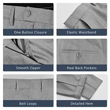 WEEN CHARM Slim Fit Two-Piece Suit for All Occasions