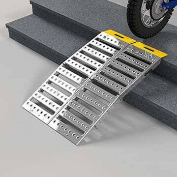 DÔTA! True Loading Ramp | Aluminum | Wide Expandable | 750 Lbs. Capacity | Multiple Lengths Used for Loading to or Access Anywhere (35.43 inches)