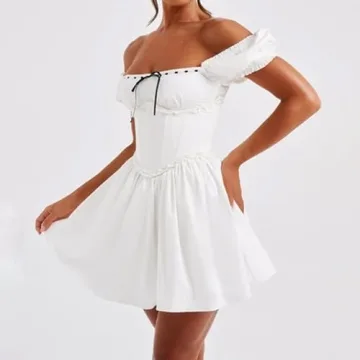 Stylish Short Graduation Dress Summer Y2k Corset for Women