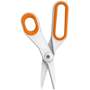 Slice Large Ceramic Safety, Heavy Duty Scissors Lasting 11x Longer Than Metal, Office Supplies, 1 Pa...