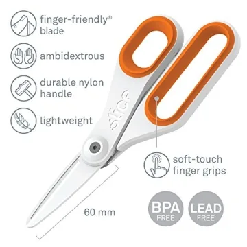 Slice Ceramic Safety Scissors Last 11x Longer and Safe