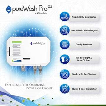 pureWash Pro X2 Eco-Friendly Ozone Laundry System