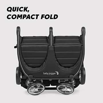 Baby Jogger City Mini 2 Double Stroller, Jet