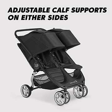 Baby Jogger City Mini 2 Double Stroller, Jet