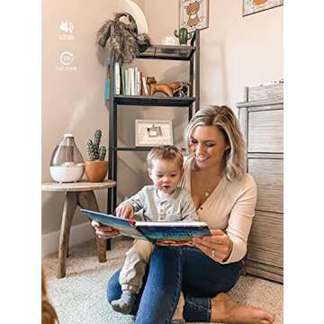 Dreamegg Cool Mist Humidifier - Ultrasonic Humidifiers for Bedroom, Baby & Home, Whisper Quiet Filter-Free Air Humidifier with 360° Mist Nozzle, Timer Setting, Night Light Option & Auto Shut-Off