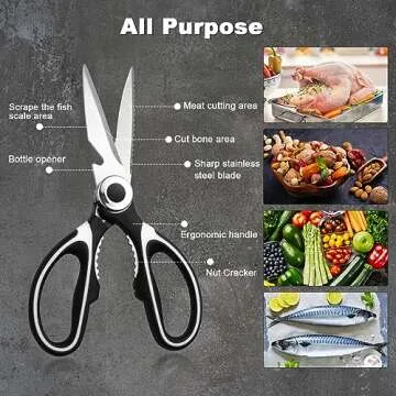 Heavy Duty Stainless Steel Kitchen Scissors Set