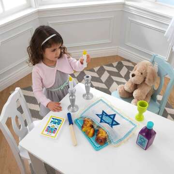 Wooden Shabbat Set for Kids