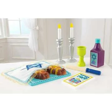 Wooden Shabbat Set for Kids