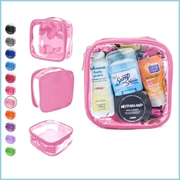 EzPacking Clear TSA Approved Travel Toiletry Bag for Adult Travelers