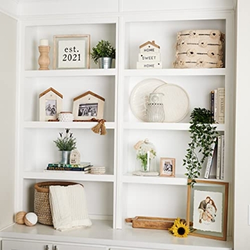 Mud Pie Large Beaded Base Decorative Cloche, White