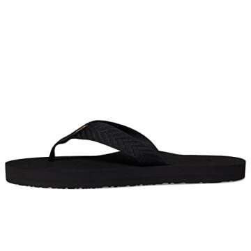 Teva Women's Mush II-W Flip Flop Sandals in Fronds Black