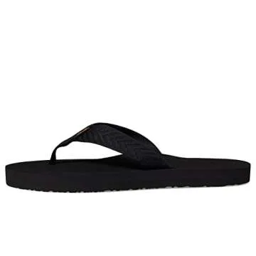 Teva Women's Mush II-W Flip Flop Sandals in Fronds Black