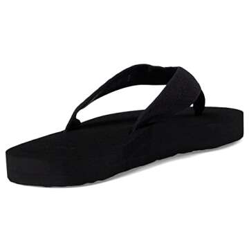 Teva Women's Mush II-W Flip Flop Sandals in Fronds Black