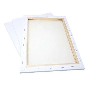milo Stretched Artist Canvas | 11x14 inch | Value Pack of 8 Canvases for Painting, Primed & Ready to Paint Art Supplies for Acrylic, Oil, Mixed Wet Media, & Pouring, 100% Cotton with Pine Wood Frame