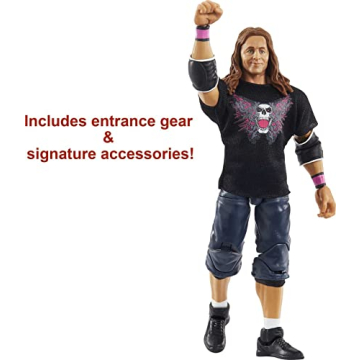 Bret Hart WrestleMania Action Figure - 6-in Collectible