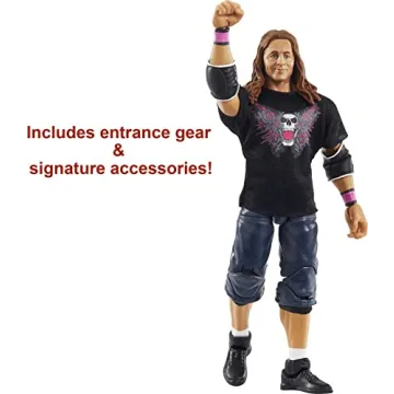 Bret Hart WrestleMania Action Figure - 6-in Collectible