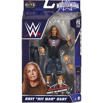 Bret Hart WrestleMania Action Figure - 6-in Collectible