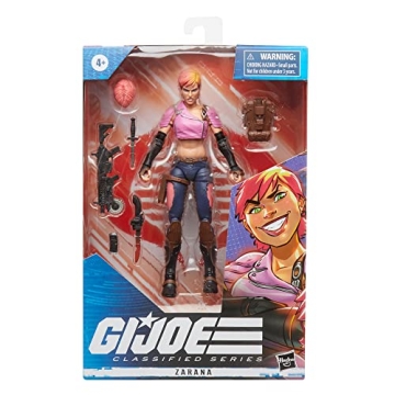 G.I. Joe Zarana Action Figure with Custom Art