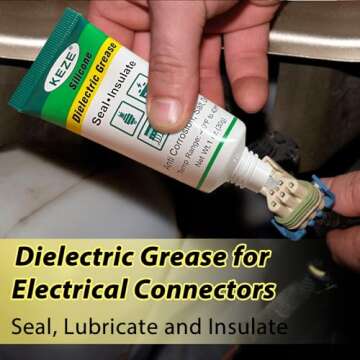 Keze Dielectric Grease for Automotive Electrical Protection - 2 Pack
