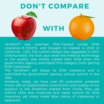 Red Light Therapy for Body - Clinical Grade Red Light Therapy - TENDLITE LED Light 660nm. Red Light Therapy Device Professional Joint/Muscle Care at Home - High Power for Fast Relief by SHINE