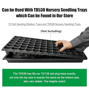 RooTrimmer 72 Cell Seed Trays - Durable and Versatile Gardener's Essential