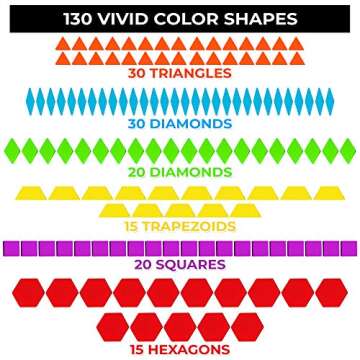 3 Bees & Me Wooden Pattern Blocks Fun Montessori Toys