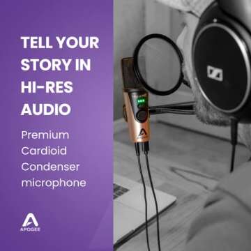 Apogee Hype Mic - USB Microphone with Built-in Compression