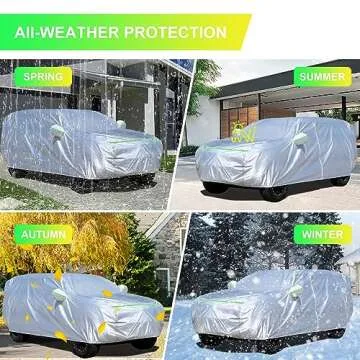 YINOK Waterproof SUV Car Cover with Door Zipper