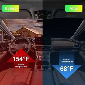 YINOK Car Cover Fit SUV 175-190 inches Car Cover Waterproof All Weather Hail Protector Car Cover Sun Protection SUV Car Cover with Door Zipper Dupont Oxford Car Cover Outdoor Waterproof Car Cover