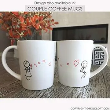 BoldLoft Couple Pillowcases for Romantic Anniversaries