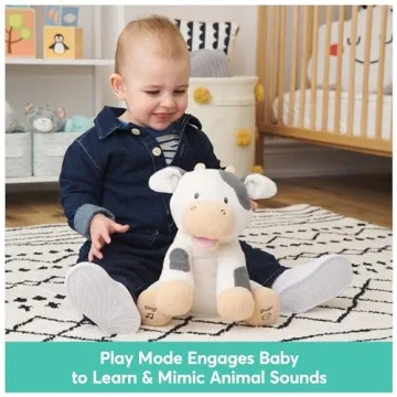 Baby GUND Buttermilk Cow Plush - Singing Educational Animal Toy