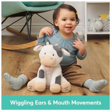 Baby GUND Buttermilk Cow Plush - Singing Educational Animal Toy