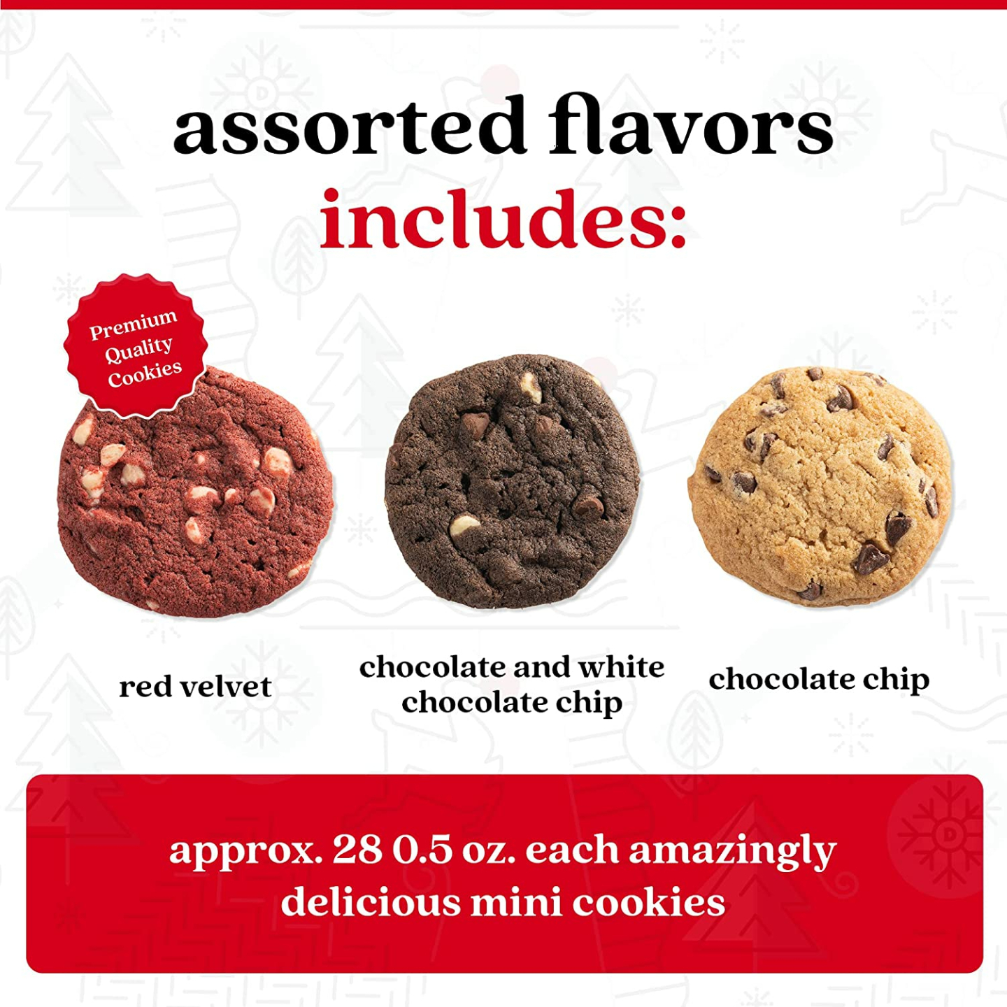 Winter Wonderland Christmas Cookies Gift Basket