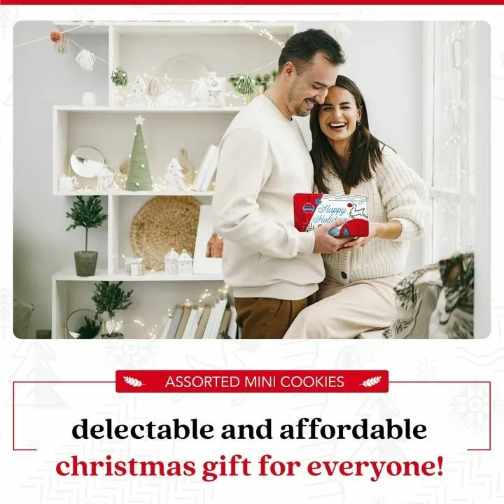 Winter Wonderland Christmas Cookies Gift Basket