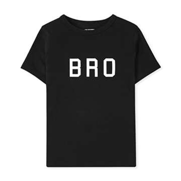The Children's Place Baby Boys And Toddler Short Sleeve Family Graphic T-shirts, Bro Single, 3T US