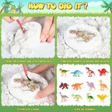 Excavate Dinosaurs with the Dino Eggs Dig Kit for Kids