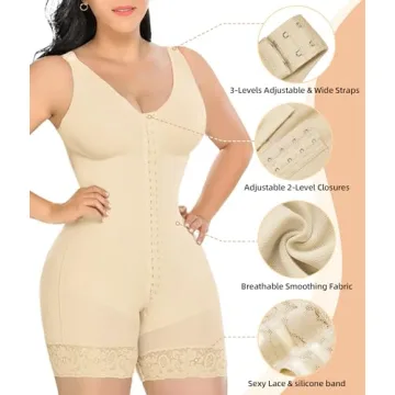 YIANNA Fajas Colombianas Shapewear Stylish Tummy Control