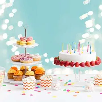 Cokiecan 600 Pcs White Cupcake Liners Standard Size Baking Cups Food-Grade Greaseproof Paper Muffin Liners, No Smell Cupcake Wrappers for Wedding Birthday Party