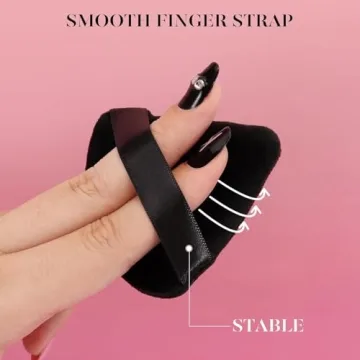 BEAKEY Velvet Triangle Powder Puffs for Makeup Perfection