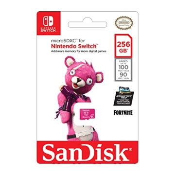 SanDisk 256GB microSDXC Card for Nintendo Switch - Fortnite Edition
