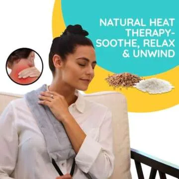 Microwavable Heating Pad for Pain Relief and Comfort