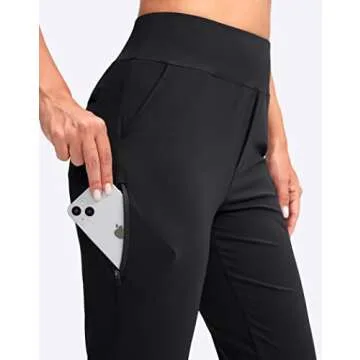 YYV Women's High Waist Golf Pants with Pockets and Style