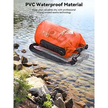 HEETA Waterproof Dry Bag for Camping and Water Sports