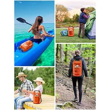 HEETA Waterproof Dry Bag for Camping and Water Sports