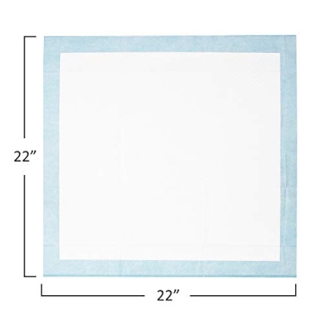 BV Puppy Pads Leak-Proof 100 Count 22"x22" for Ideal Pet Care