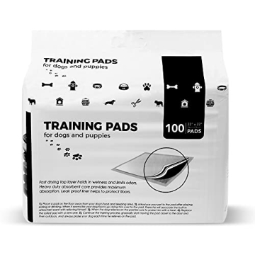 BV Puppy Pads Leak-Proof 100 Count 22"x22" for Ideal Pet Care