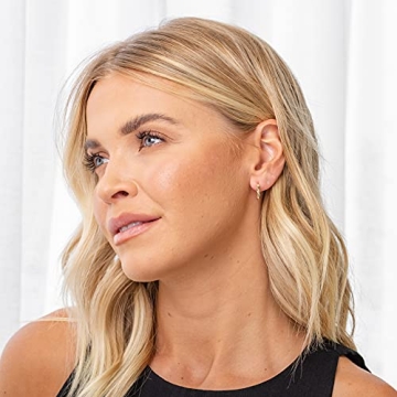 PAVOI 14K Gold Chunky Huggie Earrings Women's Fashion